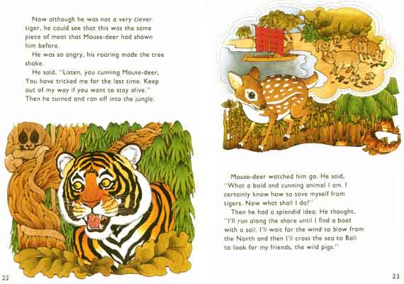 Mousedeer escapes