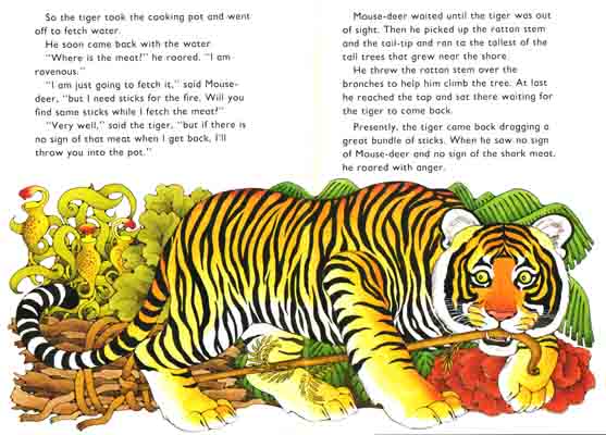 Mousedeer tricks the tiger